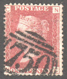 Great Britain Scott 33 Used Plate 90 - NC - Click Image to Close